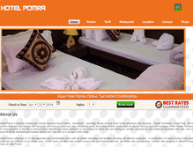 Tablet Screenshot of hotelpomra.com
